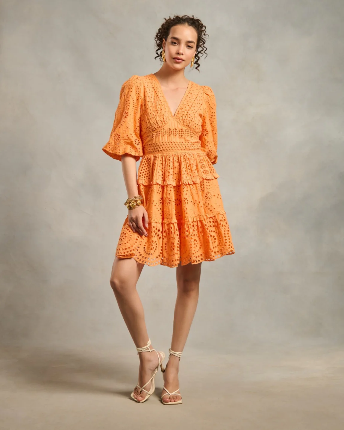 Serena Schiffli Dress - Image 7
