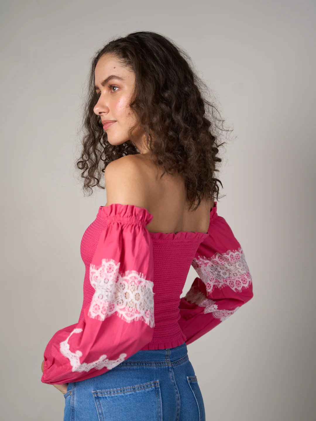 Black Bishop Sleeve Tube Top - Image 31