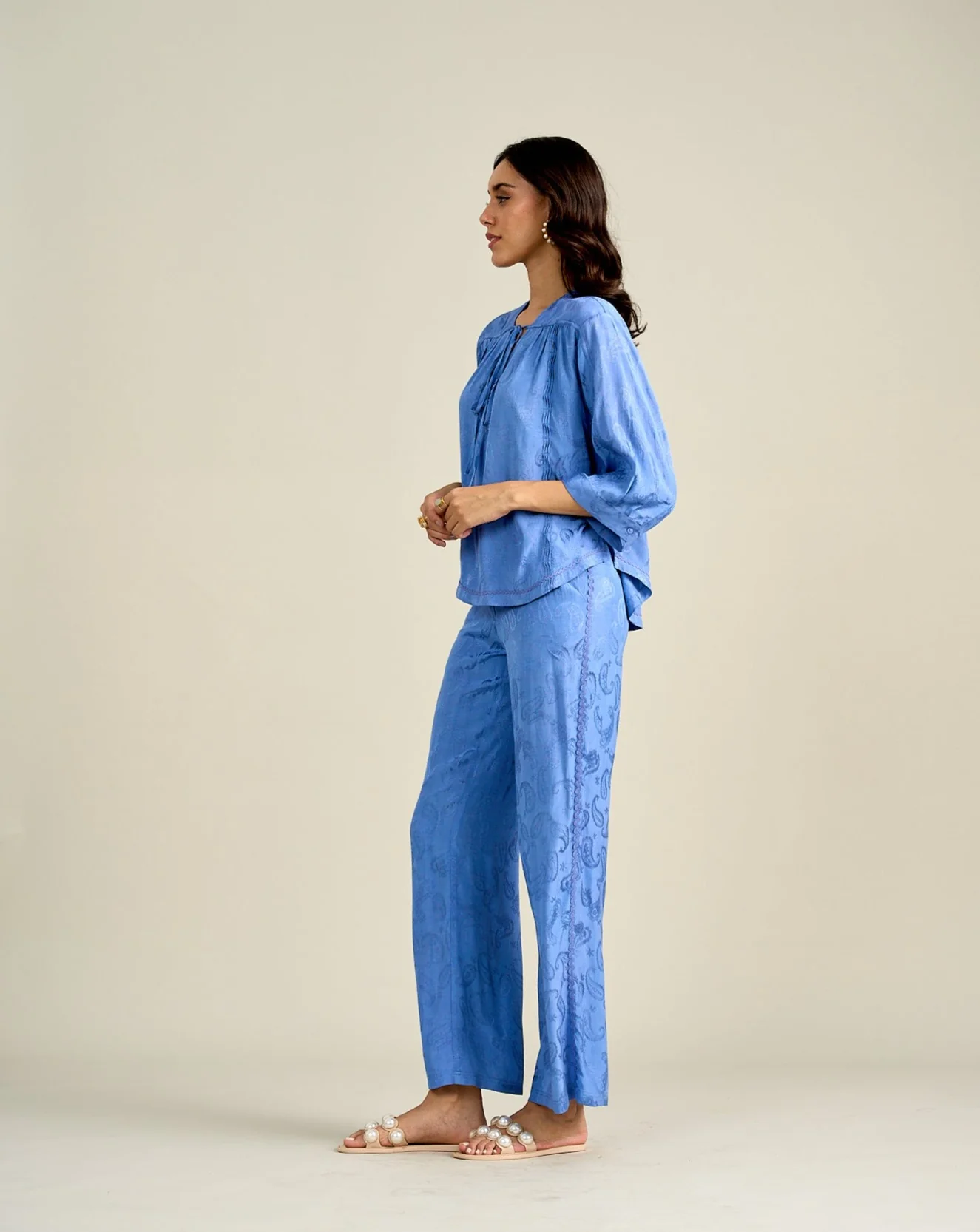 Ellie Jacquard Pants - Image 4