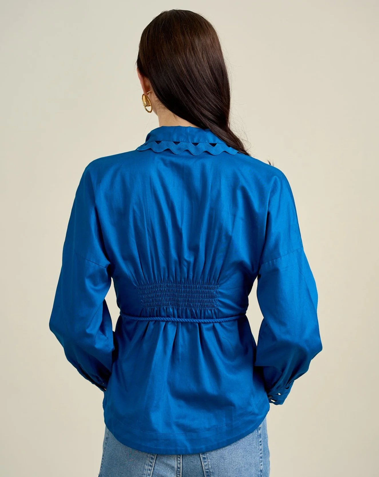 Cotton Satin Shirt - Image 21