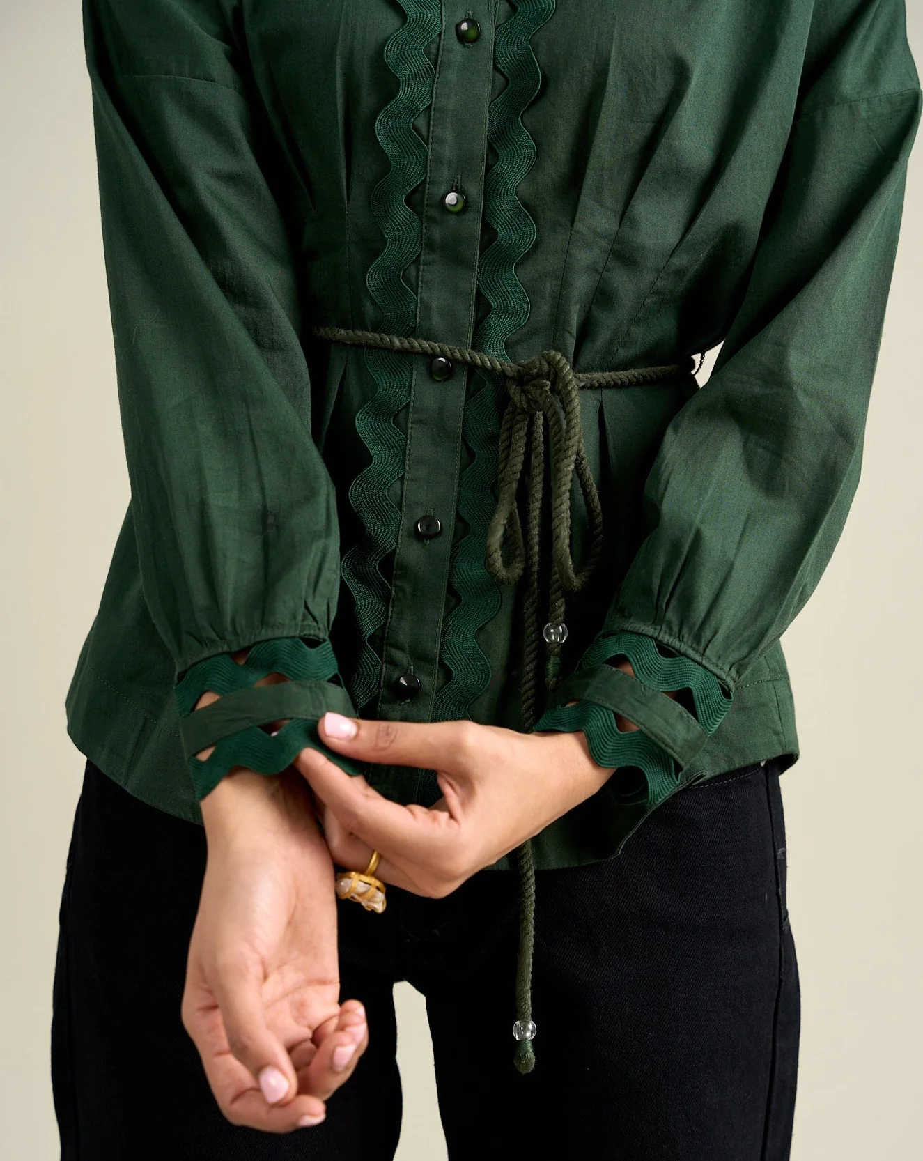 Cotton Satin Shirt - Image 33