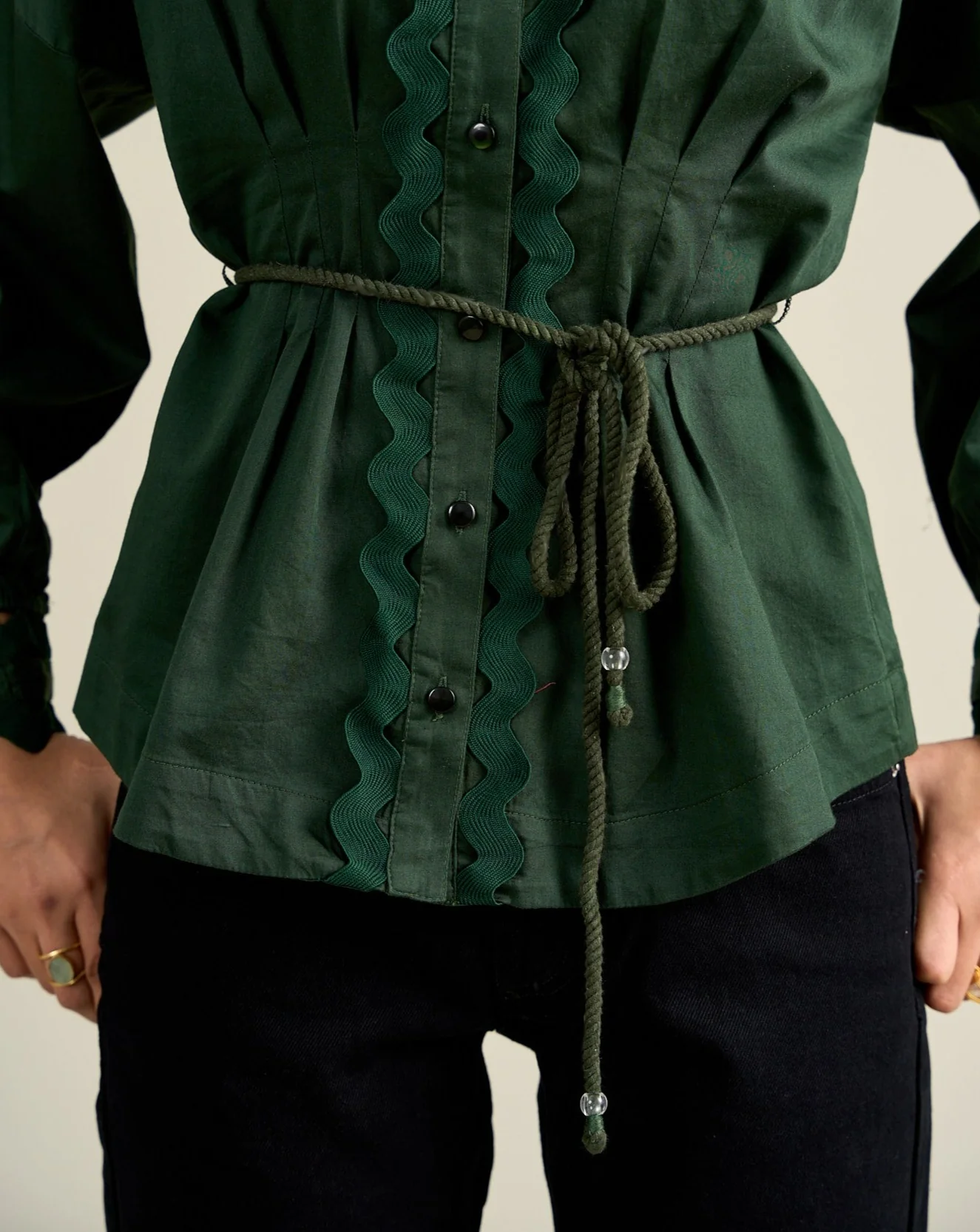 Cotton Satin Shirt - Image 32