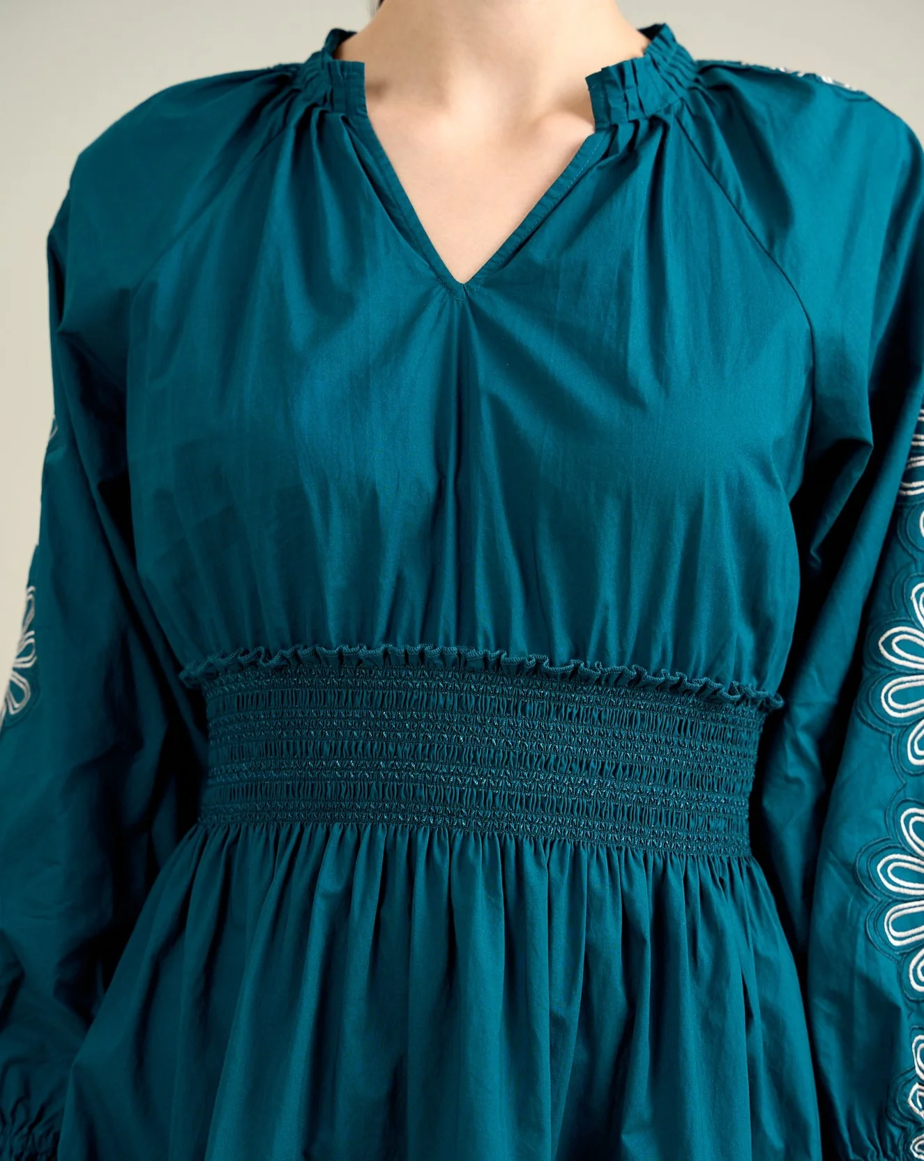 Stella Embroidered Dress - Image 8