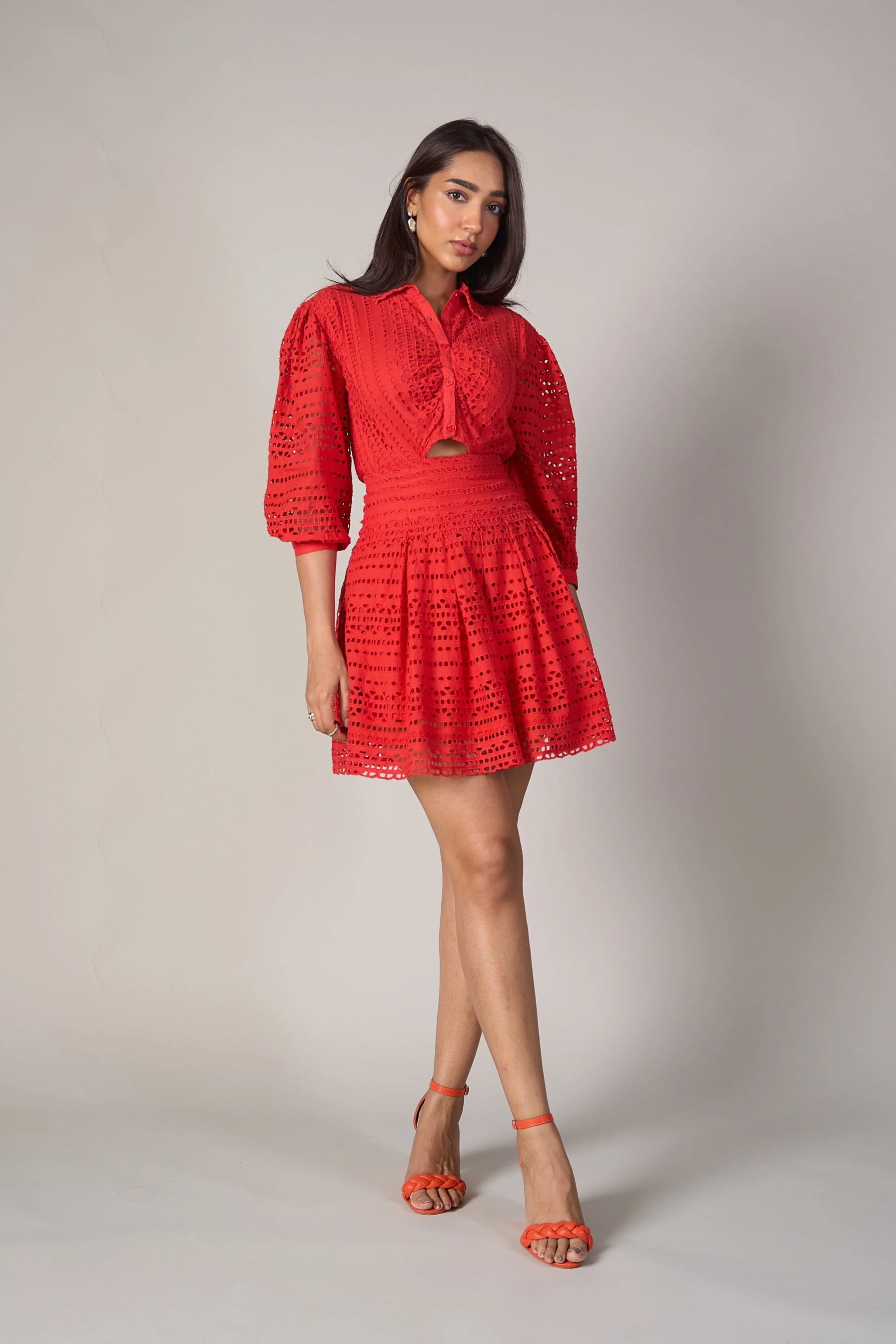 Thea Schiffli Dress - Image 13